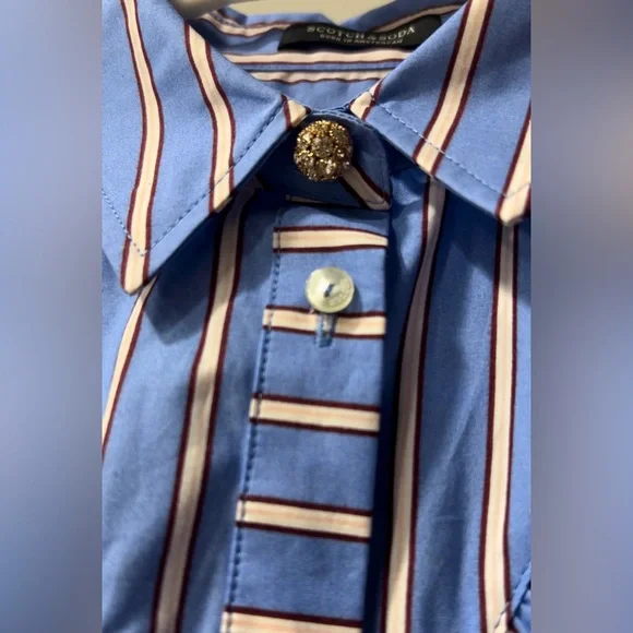 Scotch & Soda button down shirt Size 10 ( Girl ) - Picture 3 of 10